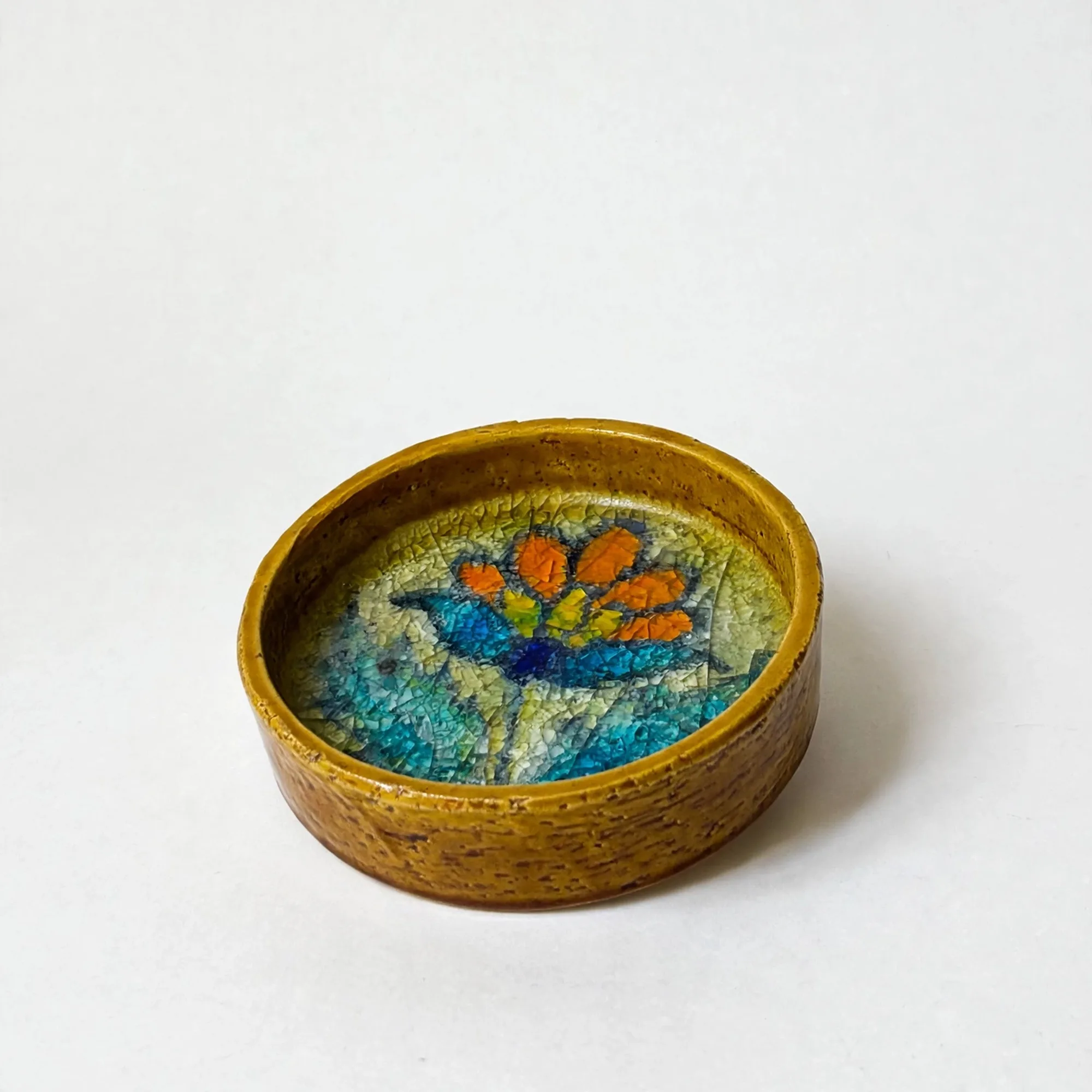 Crackled Glass Ashtray — Glazed ceramic, Ceramics